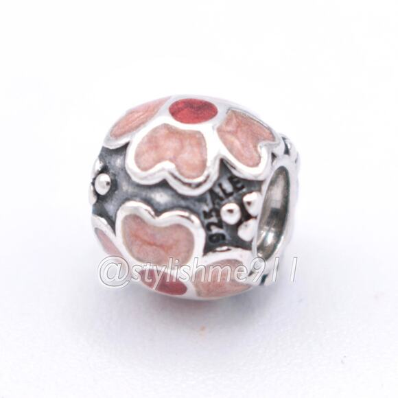 Authentic PANDORA Red Daisy Charm - 790433ER - Picture 6 of 9